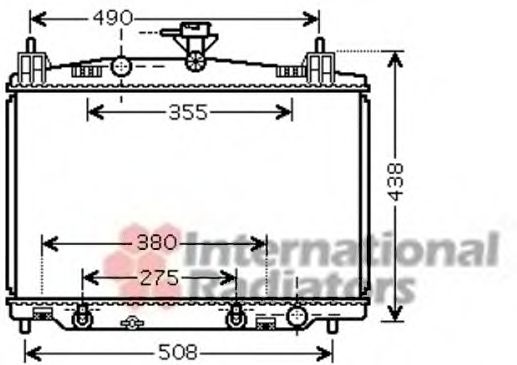 Imagine Radiator, racire motor VAN WEZEL 27002212