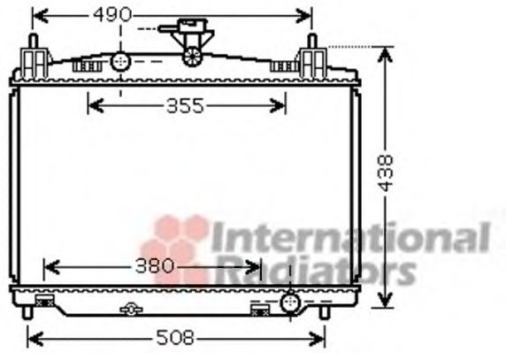 Imagine Radiator, racire motor VAN WEZEL 27002213