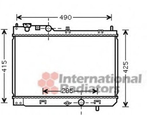 Imagine Radiator, racire motor VAN WEZEL 27002214