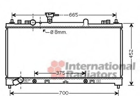 Imagine Radiator, racire motor VAN WEZEL 27002220