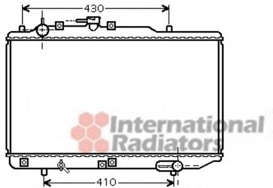 Imagine Radiator, racire motor VAN WEZEL 27002221