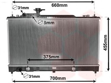 Imagine Radiator, racire motor VAN WEZEL 27002223