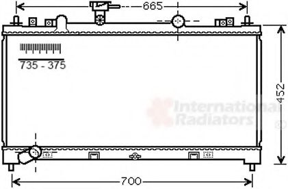 Imagine Radiator, racire motor VAN WEZEL 27002226