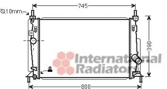 Imagine Radiator, racire motor VAN WEZEL 27002237