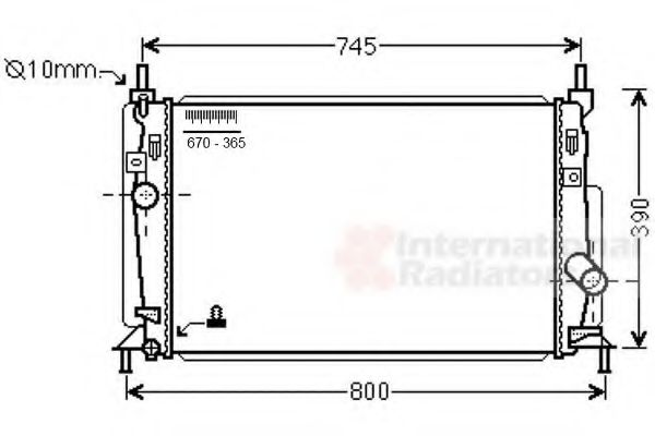 Imagine Radiator, racire motor VAN WEZEL 27002246