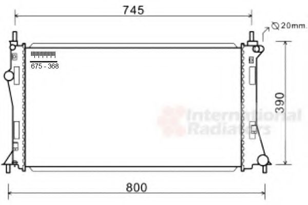 Imagine Radiator, racire motor VAN WEZEL 27002249