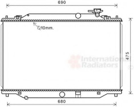 Imagine Radiator, racire motor VAN WEZEL 27002272