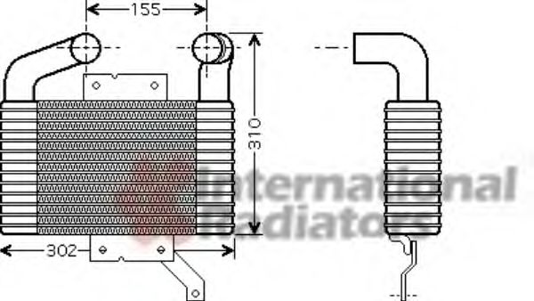 Imagine Intercooler, compresor VAN WEZEL 27004189