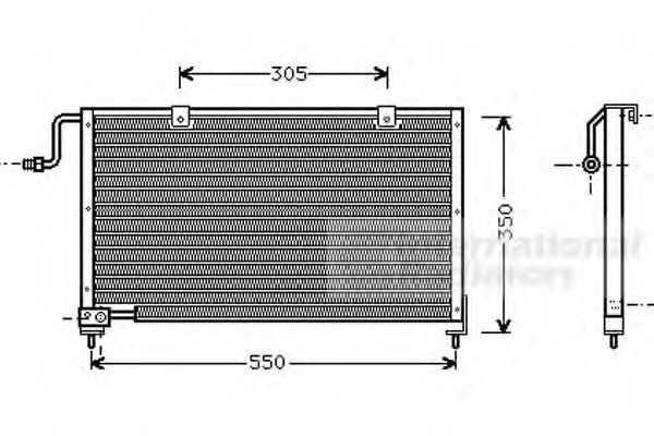 Imagine Condensator, climatizare VAN WEZEL 27005106