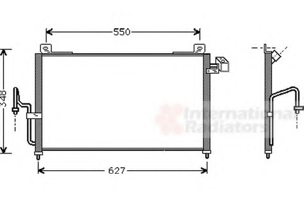 Imagine Condensator, climatizare VAN WEZEL 27005147