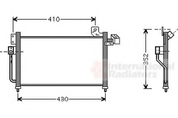 Imagine Condensator, climatizare VAN WEZEL 27005155