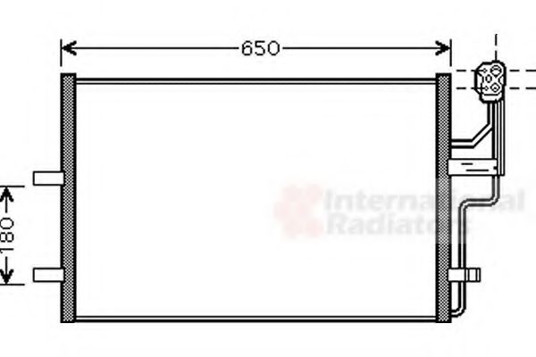 Imagine Condensator, climatizare VAN WEZEL 27005186