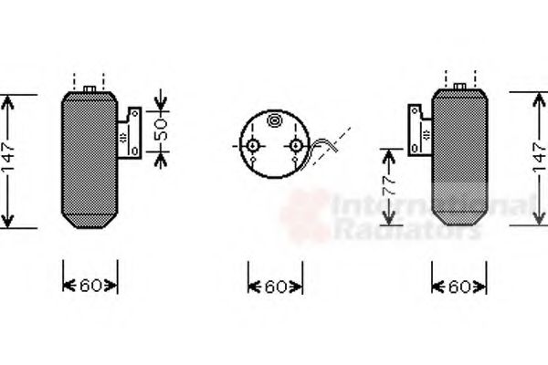 Imagine uscator,aer conditionat VAN WEZEL 2700D084