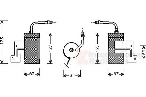 Imagine uscator,aer conditionat VAN WEZEL 2700D165