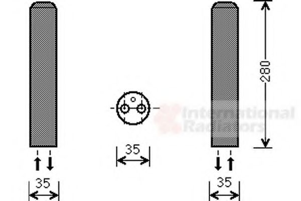 Imagine uscator,aer conditionat VAN WEZEL 2700D234