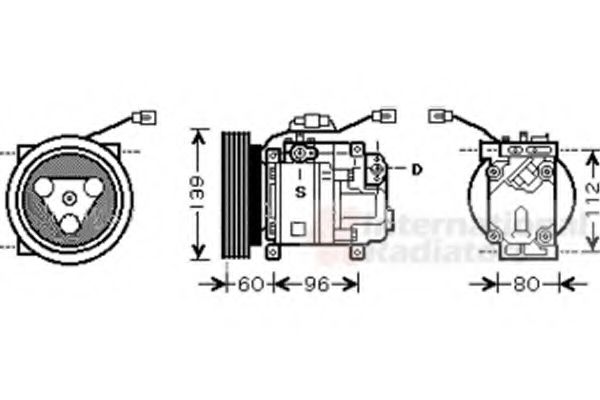 Imagine Compresor, climatizare VAN WEZEL 2700K199