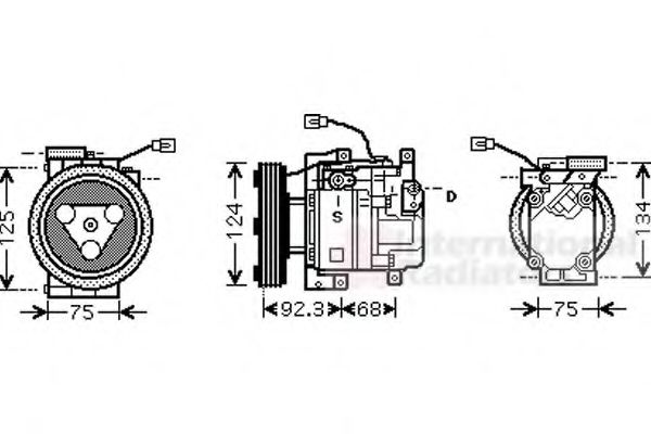 Imagine Compresor, climatizare VAN WEZEL 2700K219