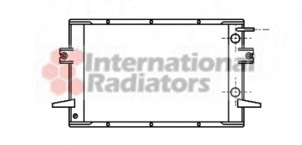 Imagine Radiator, racire motor VAN WEZEL 28002026