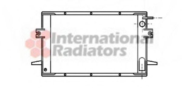 Imagine Radiator, racire motor VAN WEZEL 28002028