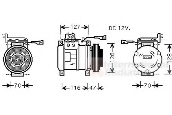 Imagine Compresor, climatizare VAN WEZEL 2800K077