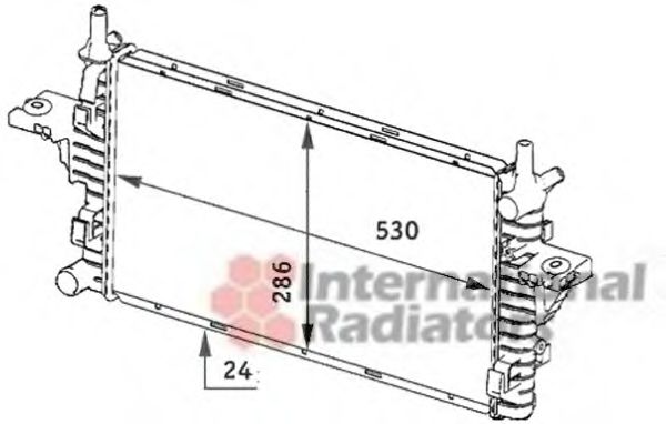 Imagine Radiator, racire motor VAN WEZEL 29002006