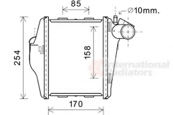 Imagine Intercooler, compresor VAN WEZEL 29004015