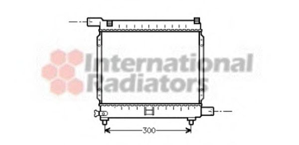 Imagine Radiator, racire motor VAN WEZEL 30002039