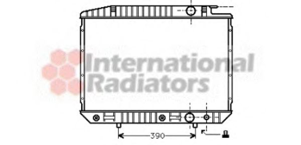 Imagine Radiator, racire motor VAN WEZEL 30002070