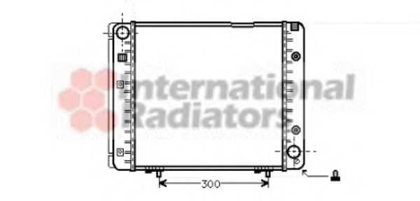 Imagine Radiator, racire motor VAN WEZEL 30002080