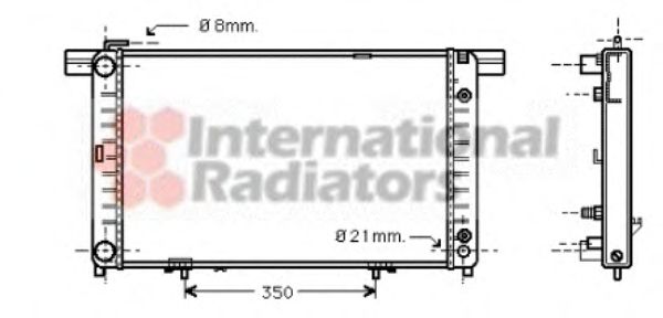 Imagine Radiator, racire motor VAN WEZEL 30002120