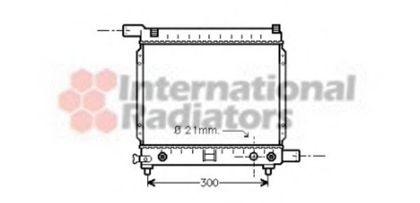 Imagine Radiator, racire motor VAN WEZEL 30002137