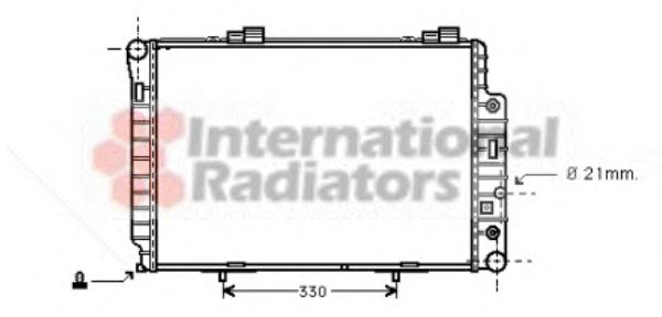 Imagine Radiator, racire motor VAN WEZEL 30002147