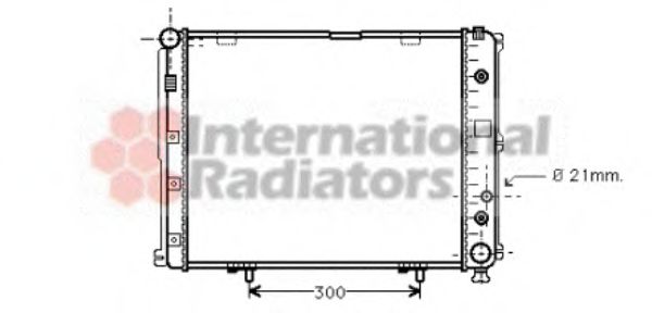 Imagine Radiator, racire motor VAN WEZEL 30002148