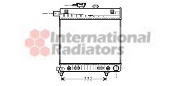 Imagine Radiator, racire motor VAN WEZEL 30002150