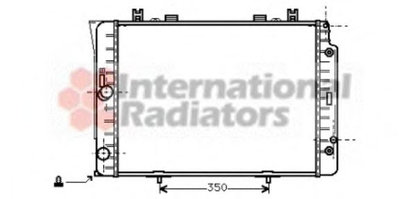 Imagine Radiator, racire motor VAN WEZEL 30002151