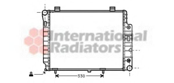 Imagine Radiator, racire motor VAN WEZEL 30002156