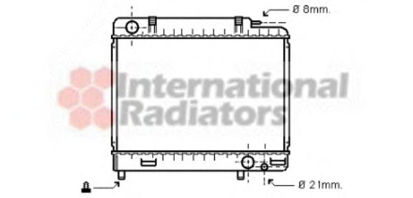 Imagine Radiator, racire motor VAN WEZEL 30002163