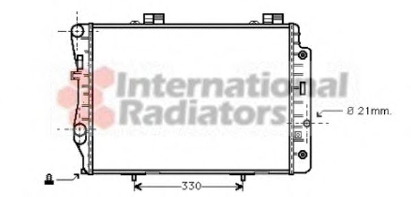 Imagine Radiator, racire motor VAN WEZEL 30002173