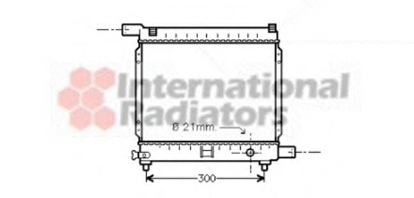 Imagine Radiator, racire motor VAN WEZEL 30002179