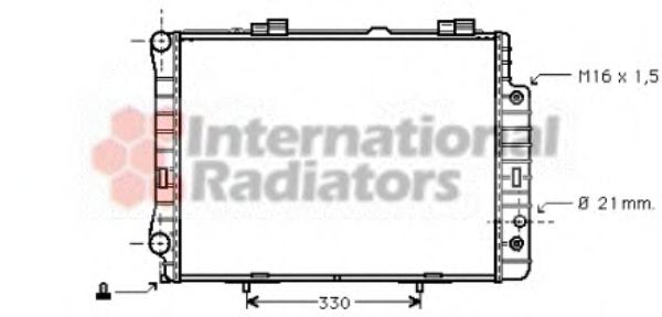 Imagine Radiator, racire motor VAN WEZEL 30002190