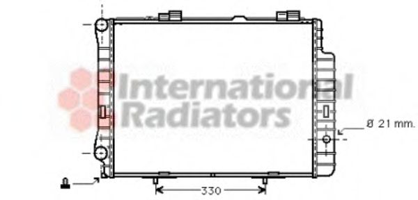 Imagine Radiator, racire motor VAN WEZEL 30002192