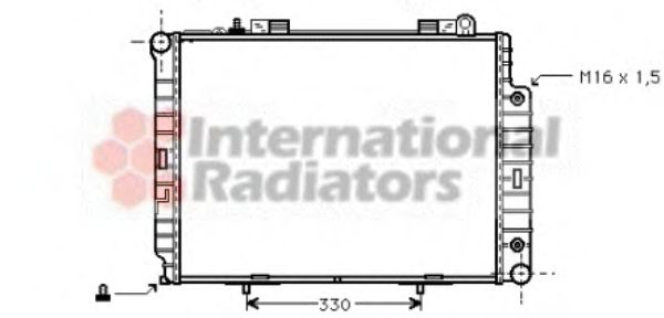 Imagine Radiator, racire motor VAN WEZEL 30002209