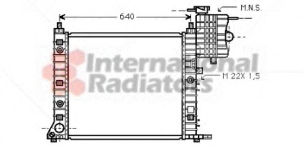 Imagine Radiator, racire motor VAN WEZEL 30002216