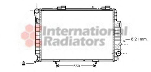 Imagine Radiator, racire motor VAN WEZEL 30002230