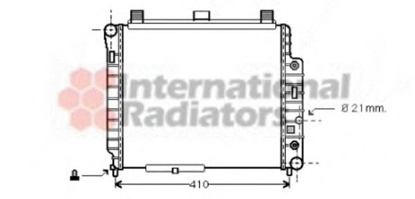 Imagine Radiator, racire motor VAN WEZEL 30002238