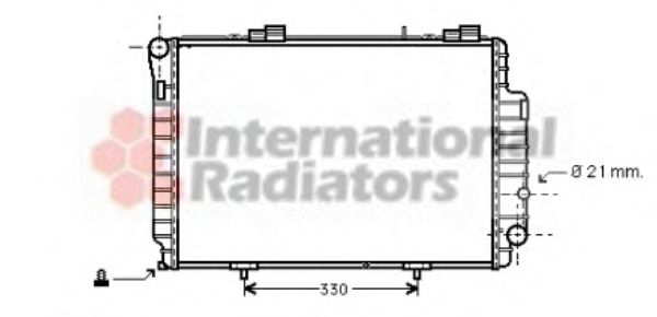 Imagine Radiator, racire motor VAN WEZEL 30002263