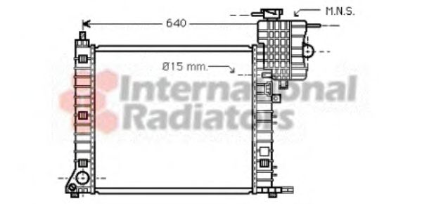 Imagine Radiator, racire motor VAN WEZEL 30002264
