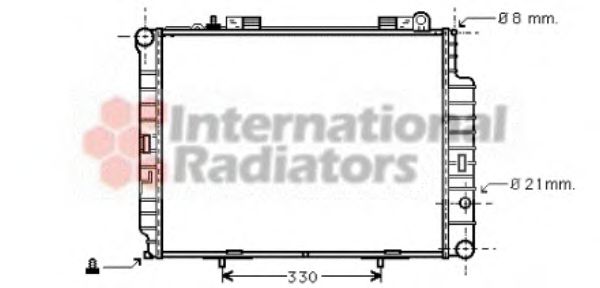 Imagine Radiator, racire motor VAN WEZEL 30002302