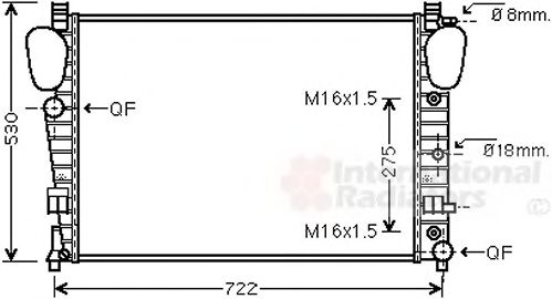 Imagine Radiator, racire motor VAN WEZEL 30002306