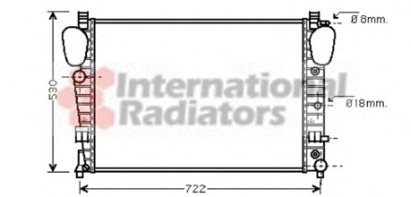 Imagine Radiator, racire motor VAN WEZEL 30002309